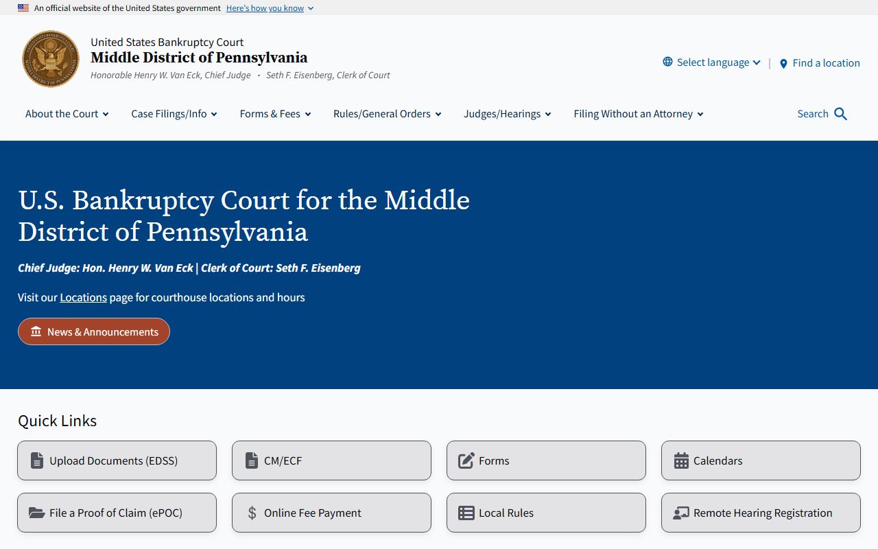 Adams County Prothonotary records related court source